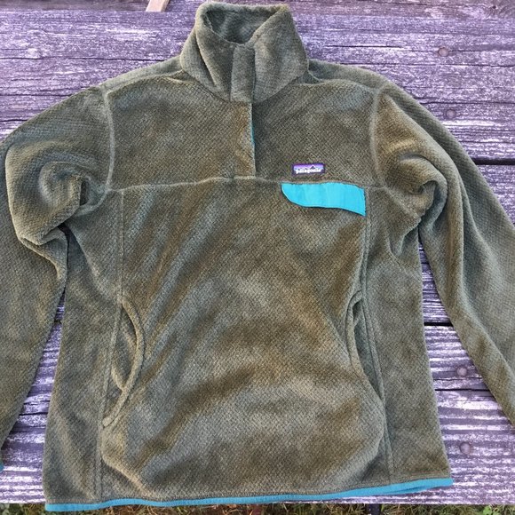 Patagonia Jackets & Blazers - Patagonia Women’s Green 1/4 Snap Size Large